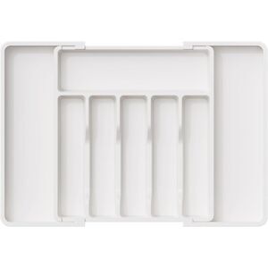 Lifewit Silverware Drawer‎ Organizer Tray For Kitchen White (4305)